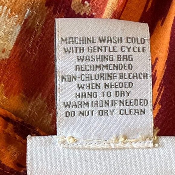 Soft Surroundings Ikat Print V-Neck Sequins Embellished 3/4 Sleeve Boho Tunic XL - Picture 5 of 6